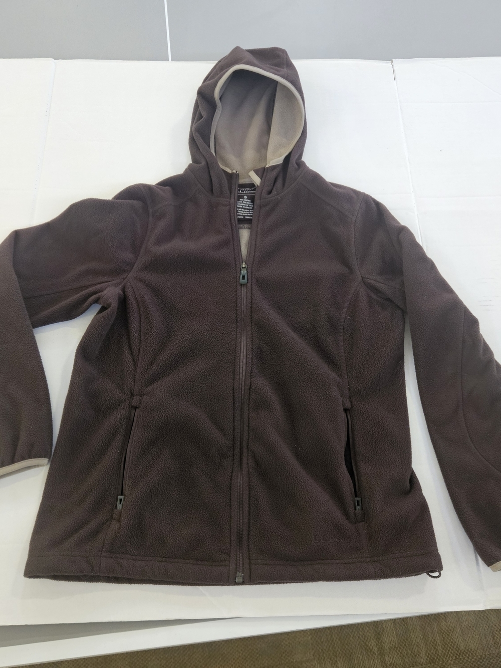 L.L. Bean Chocolate Brown Fleece Hoodie